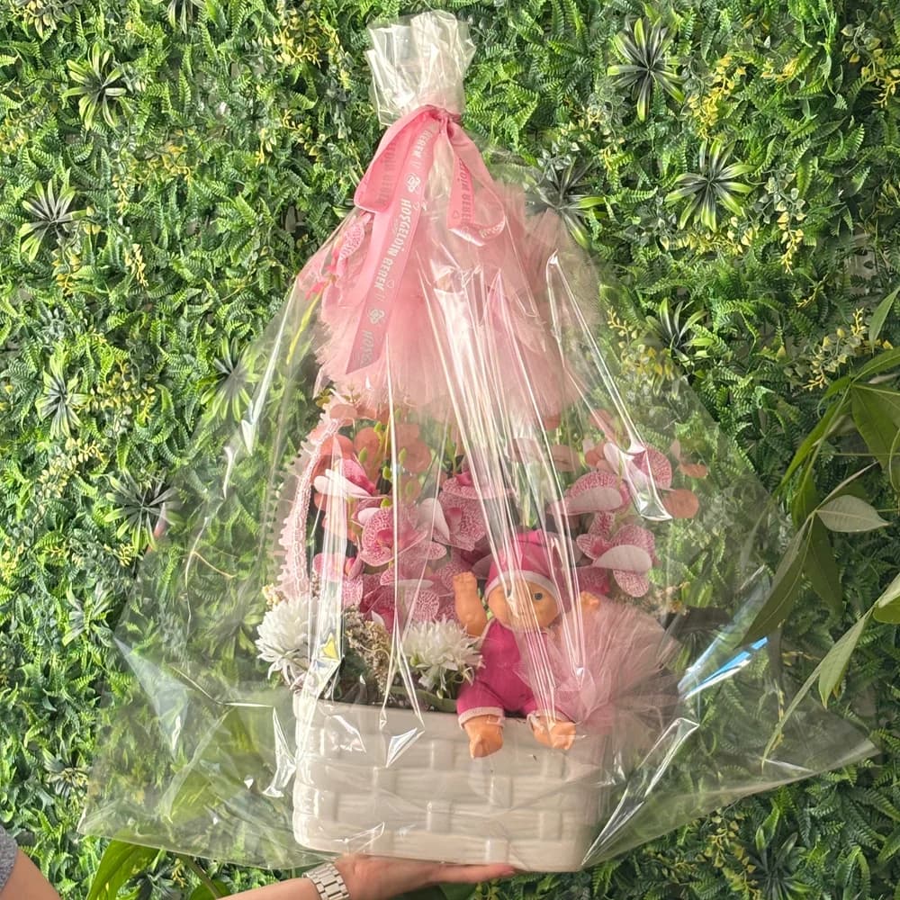 Hoşgeldin Bebek Kız Aranjmanı